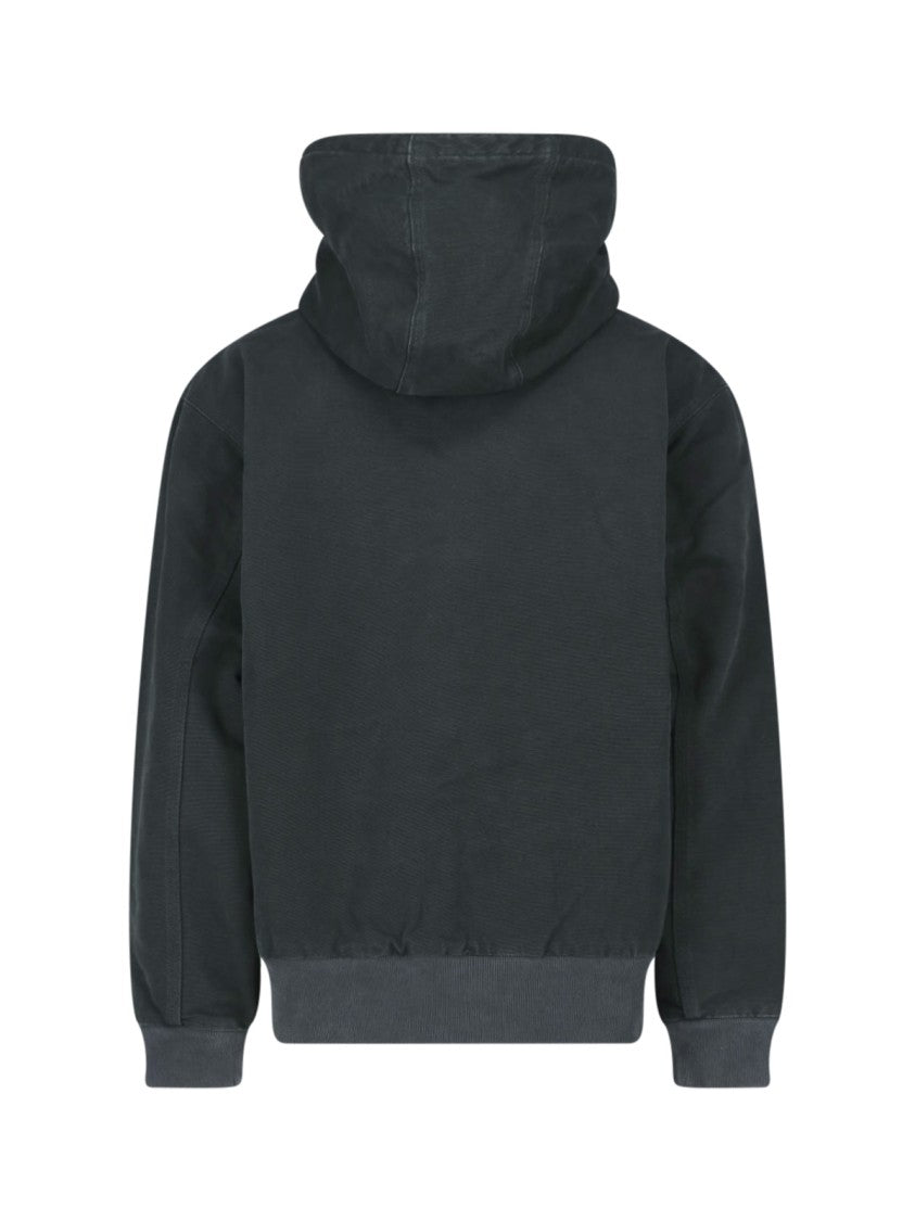 Carhartt Wip Green Og Active Organic Cotton Hooded Jacket