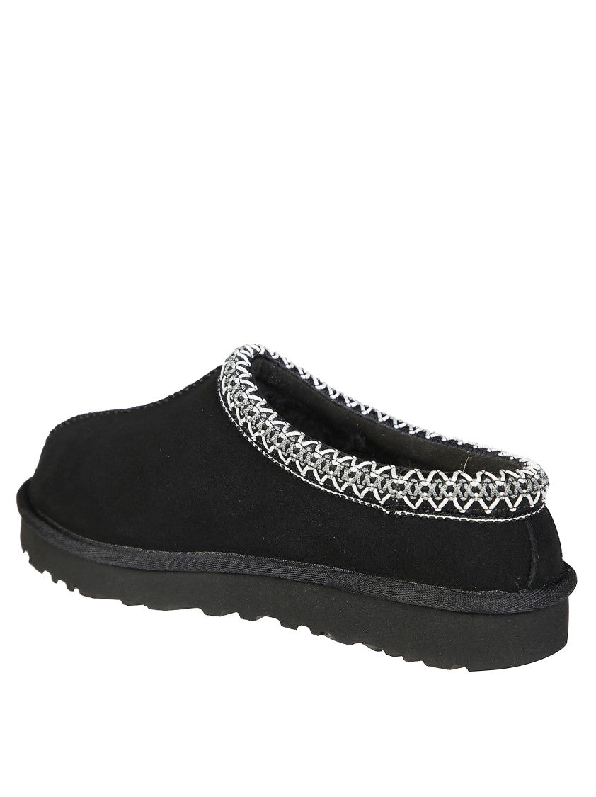 Ugg Tasman Ii Suede Woven Trim Slip-On Flats
