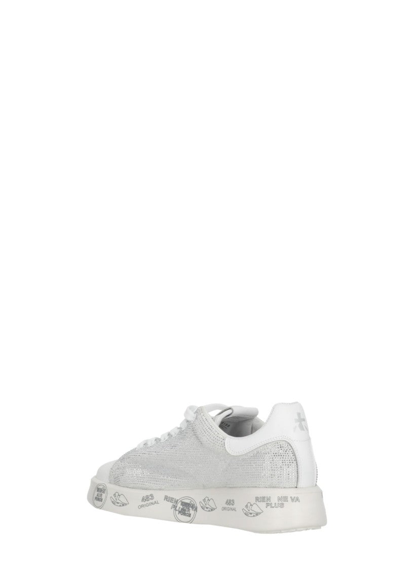 Premiata White Belle 8158 Strass Sneakers