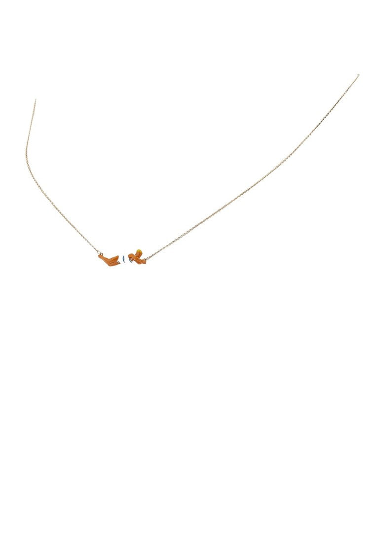 Aliita Nadadora Rayada Sky Blue Necklace