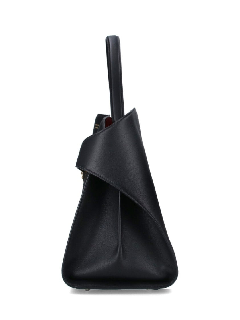 Ferragamo "Hug Soft" Large Shoulder Bag – Black