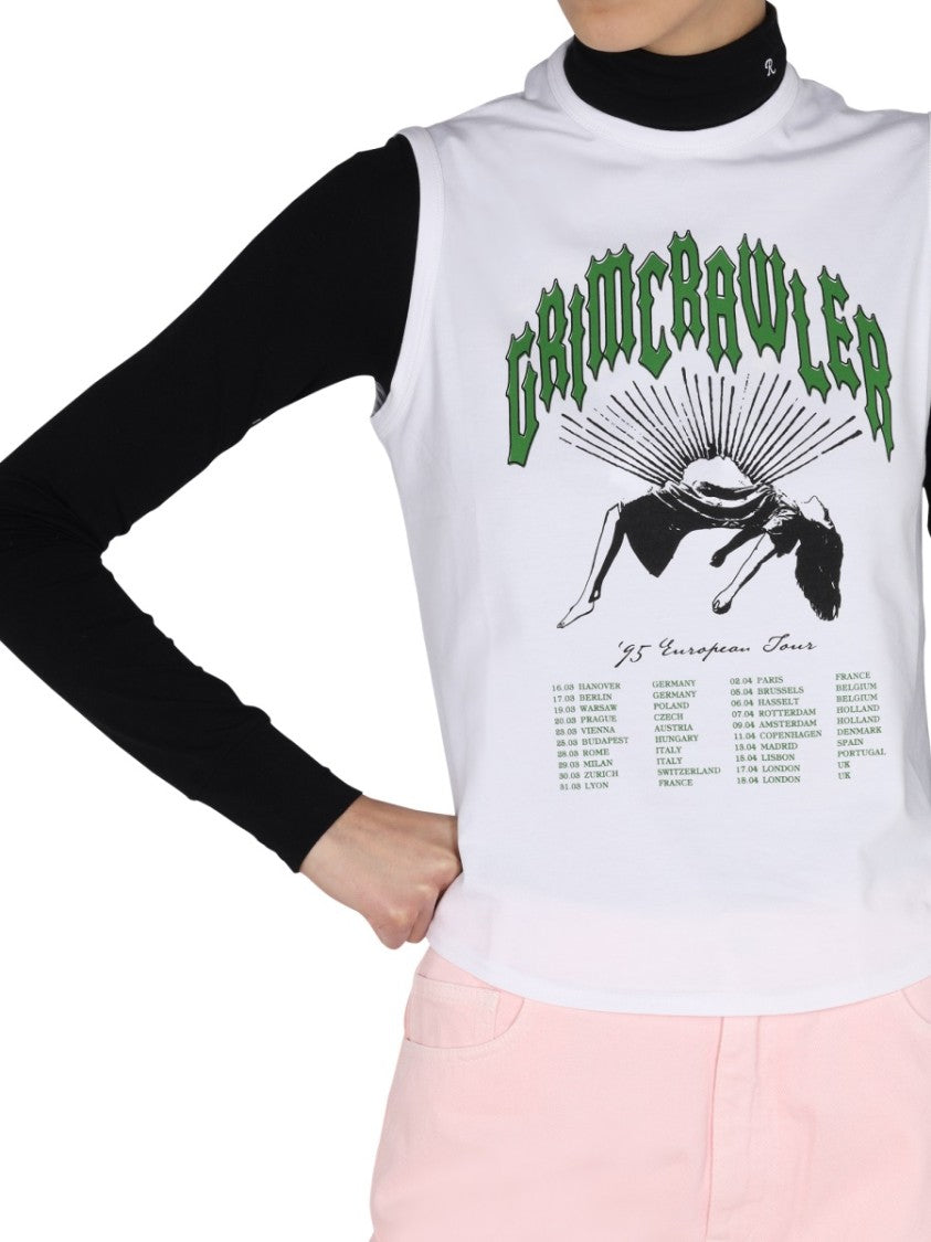 Raf Simons Layered Roll-Neck Top