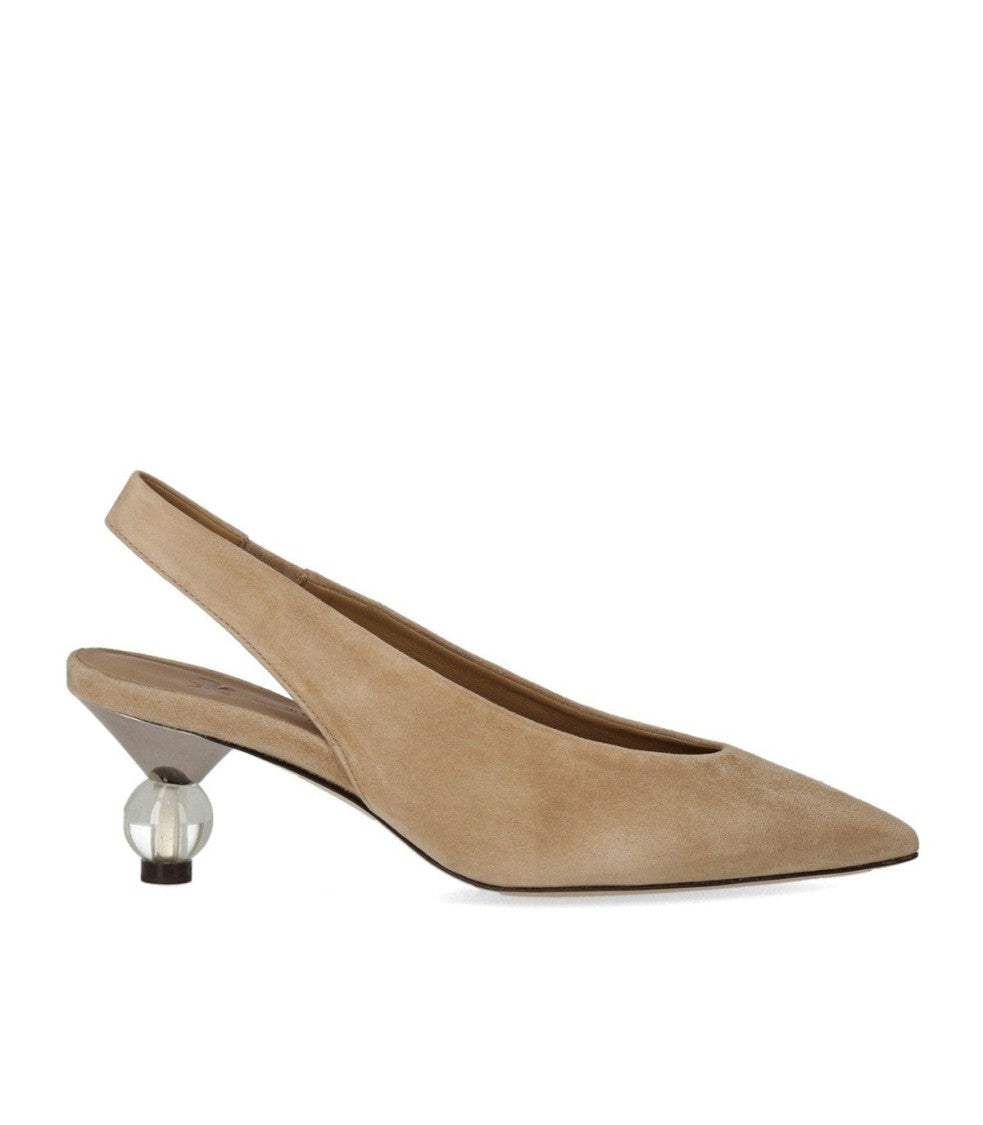 Max Mara Orma Beige Slingback Pump