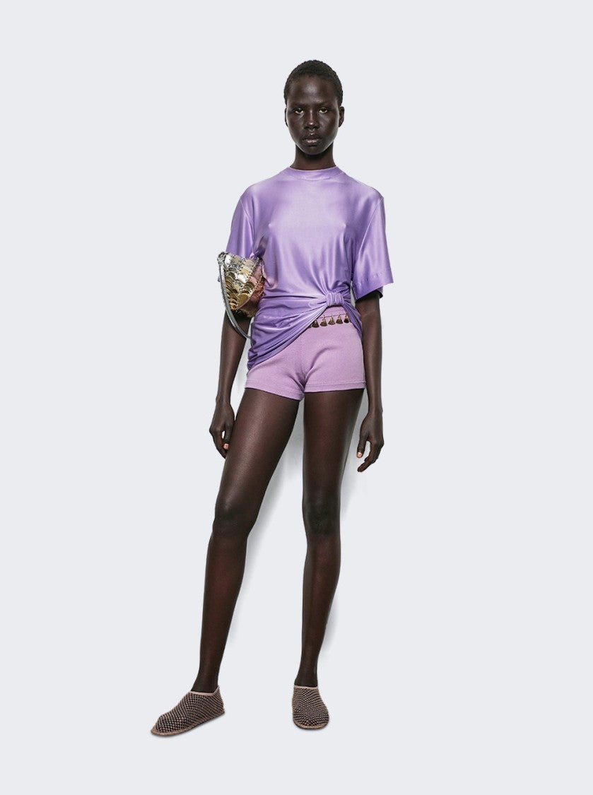 Rabanne Short Sleeves Top Lavender