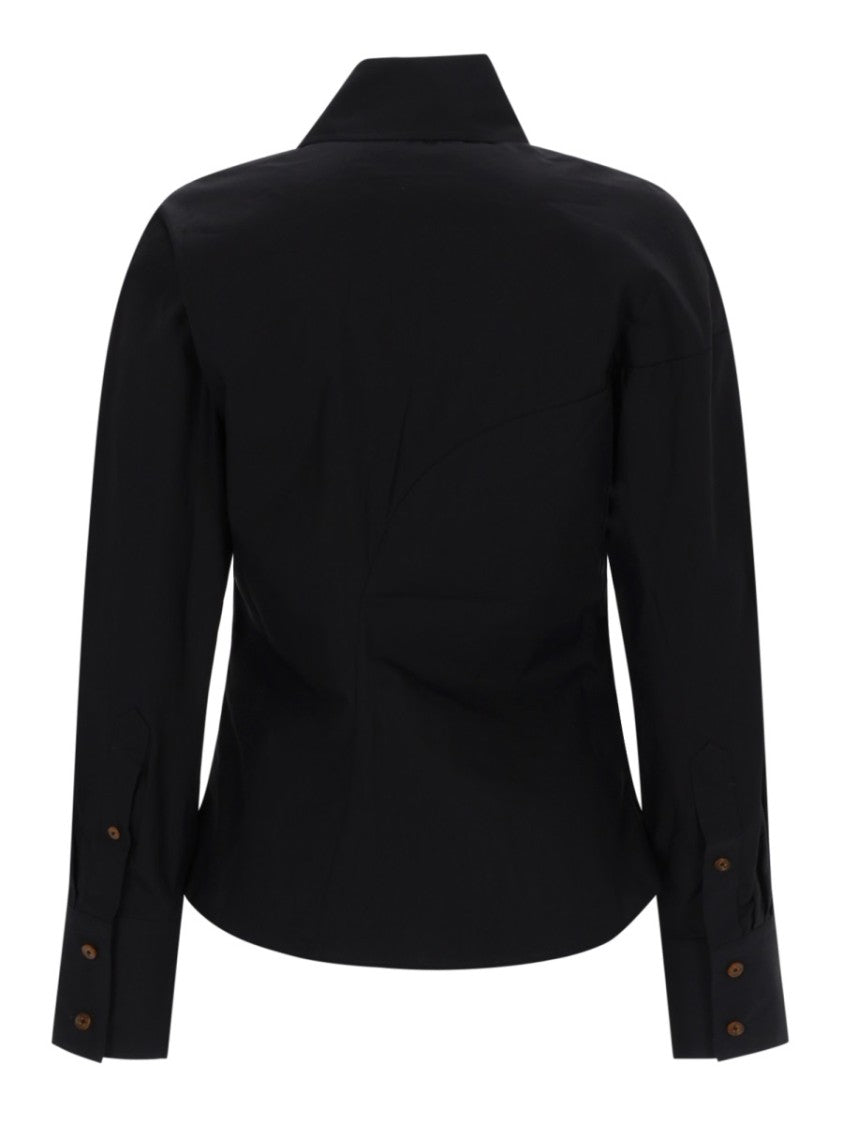 Vivienne Westwood Nice Fitted Asymmetrical Button Shirt