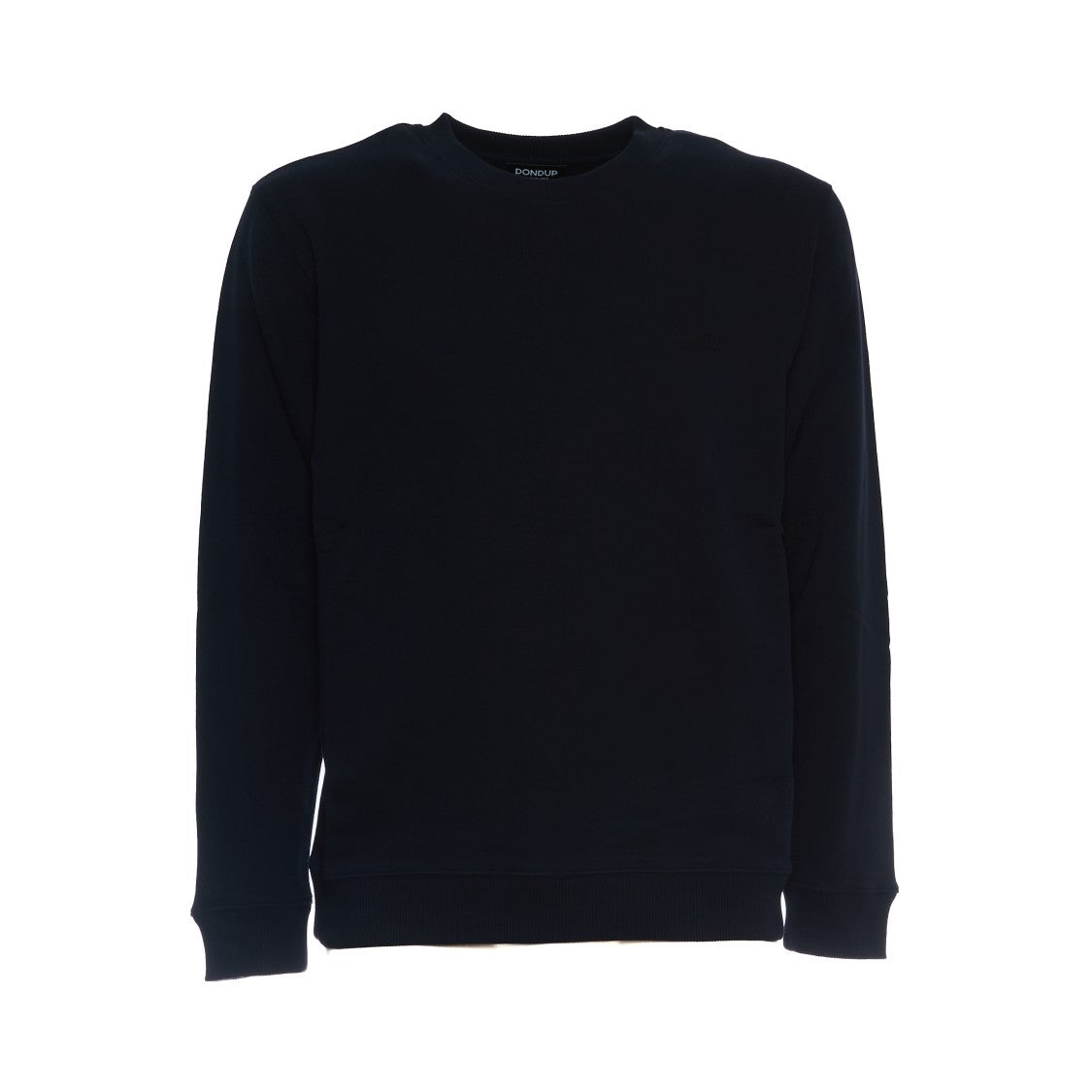 Dondup Regular Crew Neck Sweatshirt With Ribbed Details