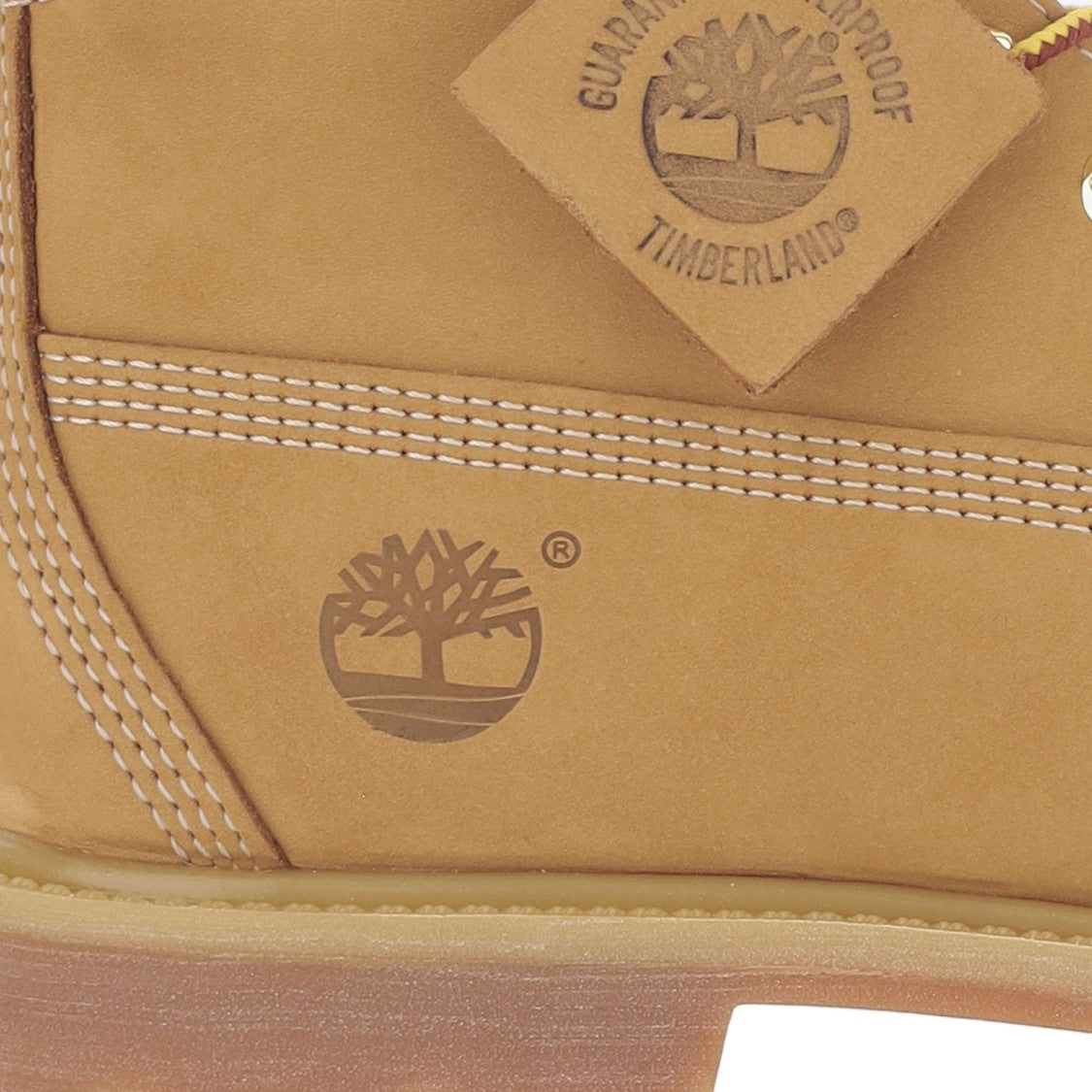 Timberland Tan Nubuck Leather Padded Boots