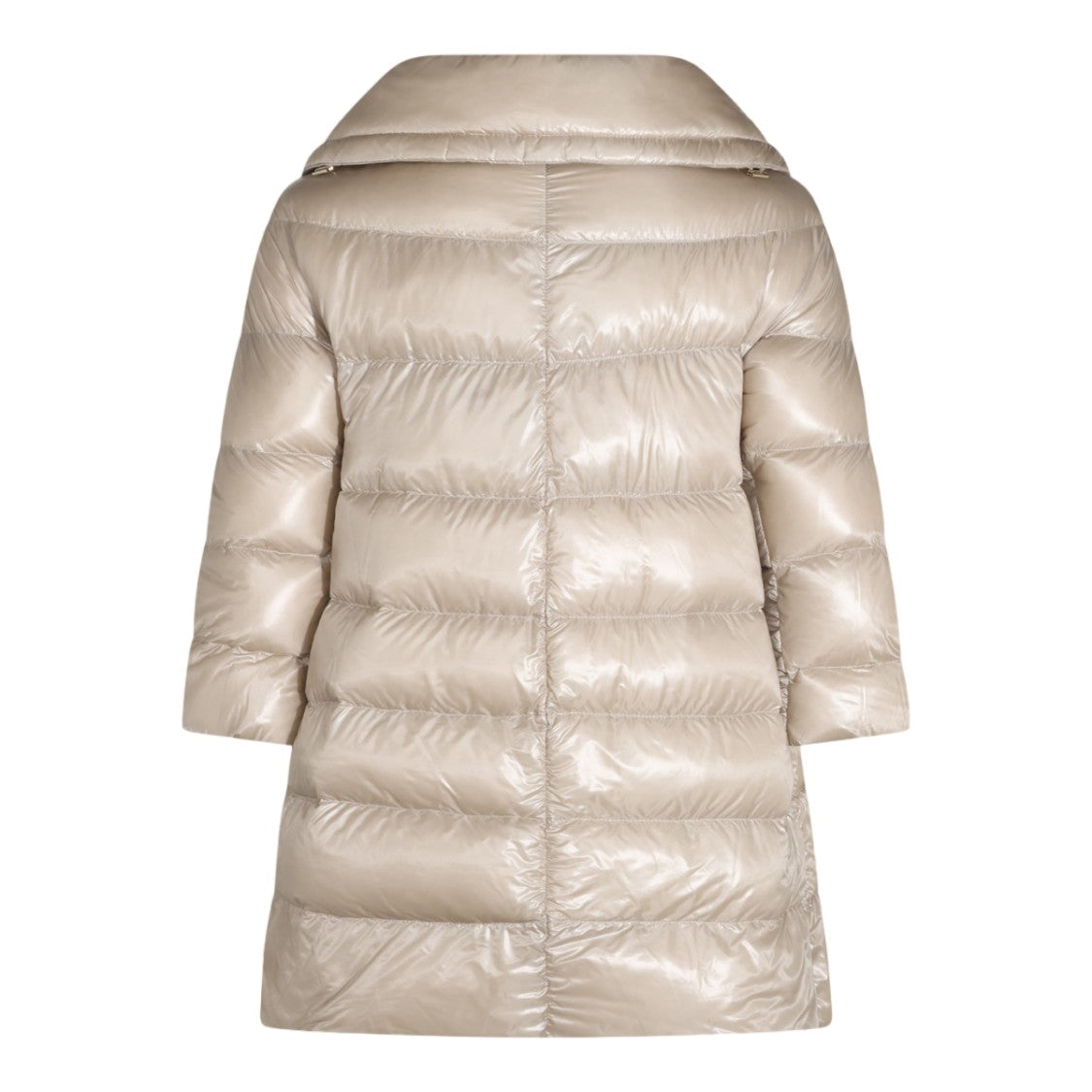 Herno Quilted Short Coat With High Collar