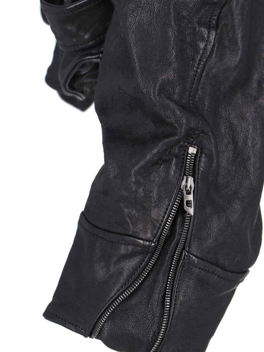 Diesel L-Oys Leather Jacket – Black