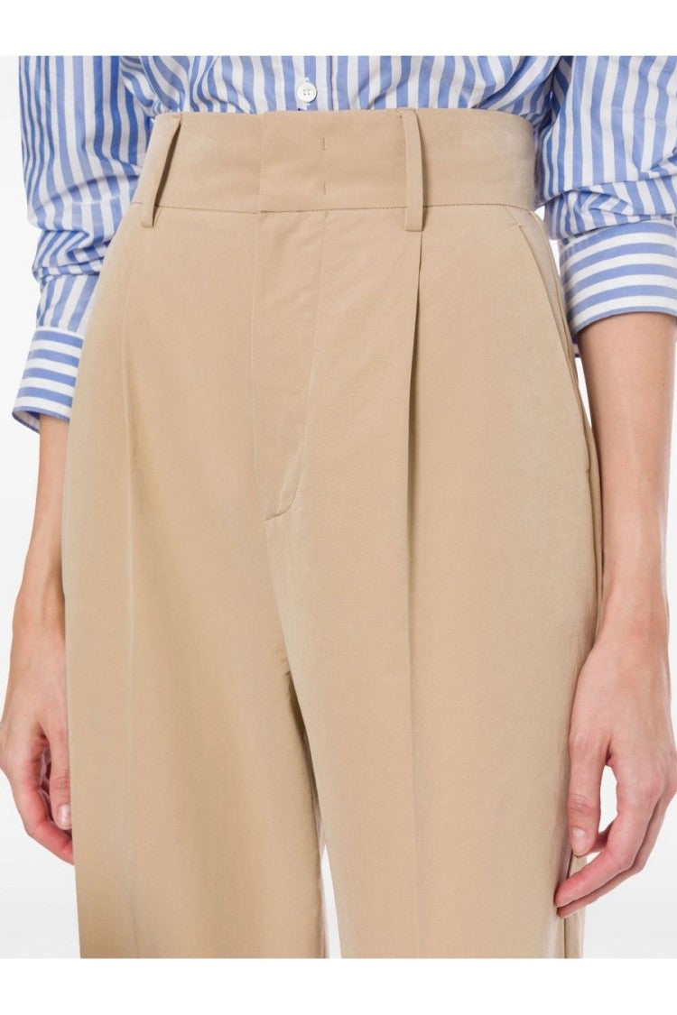 Philosophy Di Lorenzo Serafini Polyester-Cotton Blend Wide Trousers