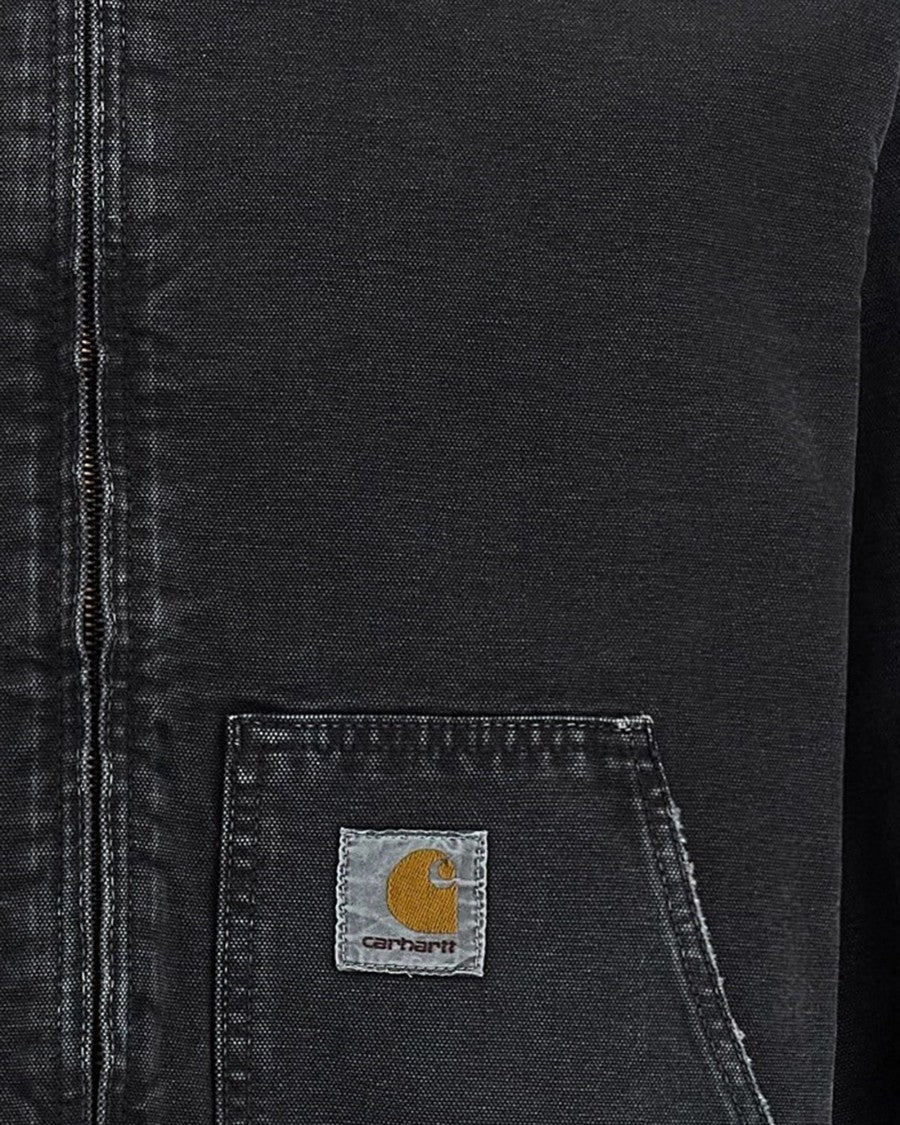 Carhartt Wip Black Og Arcan Destroy Wash Jacket