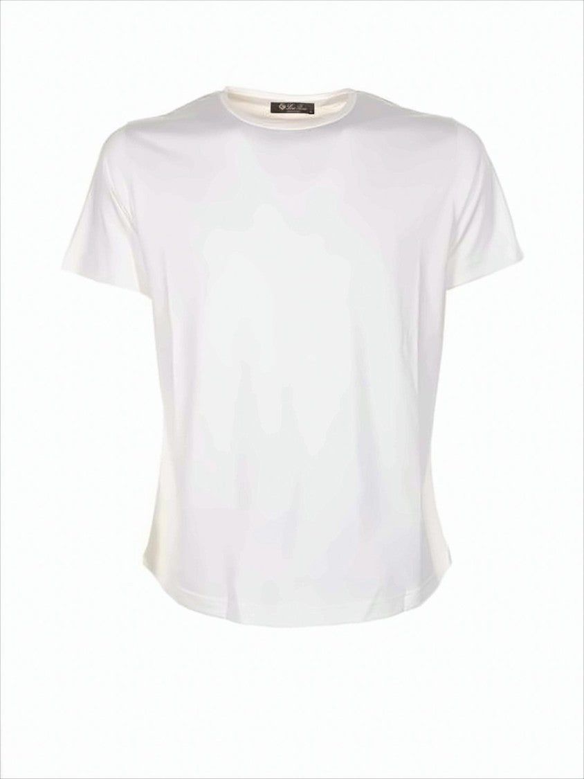 Loro Piana Textured Silk-Cotton Blend Short-Sleeve T-Shirt