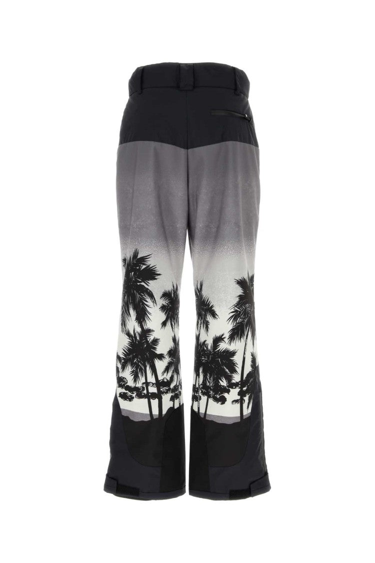 Palm Angels Palm Tree Graphic Pants With Sunset Effect