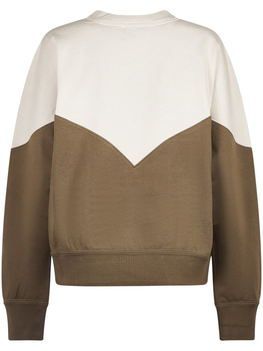 Isabel Marant Étoile Color-Blocked Graphic Knit Sweater With Relaxed Fit