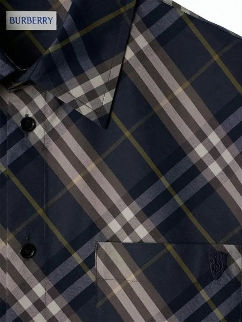 Burberry Long-Sleeve Plaid Shirt