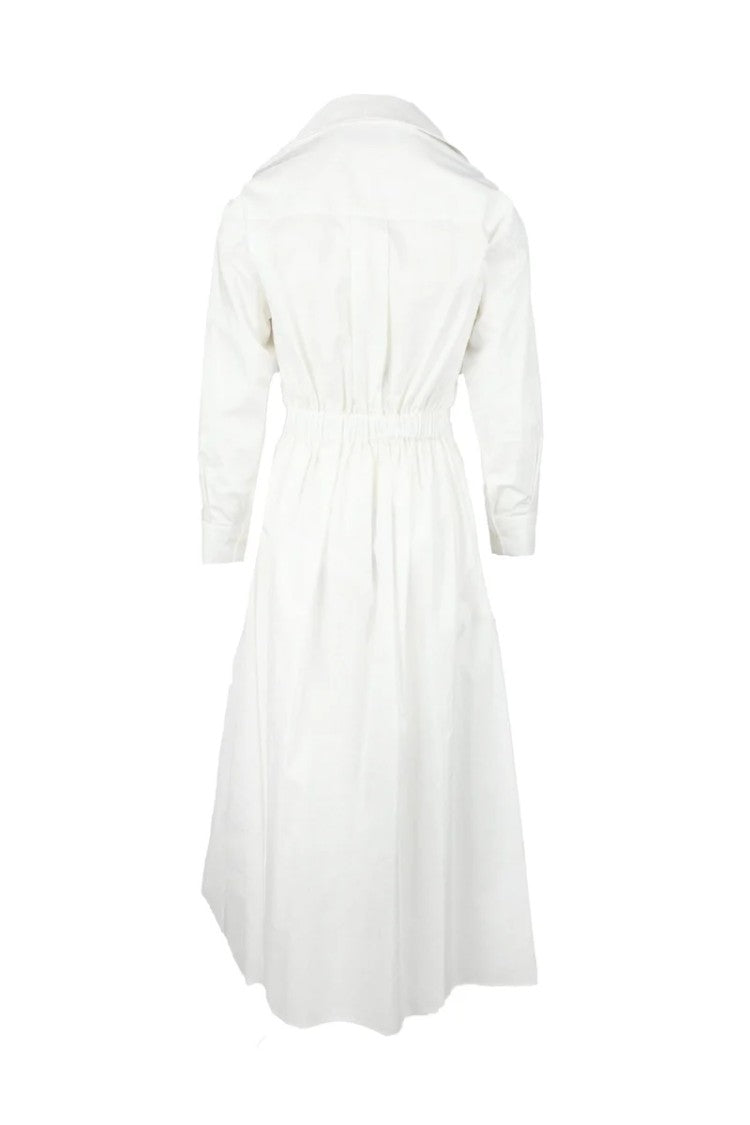 Collection Privee? Long Cotton Dress - White