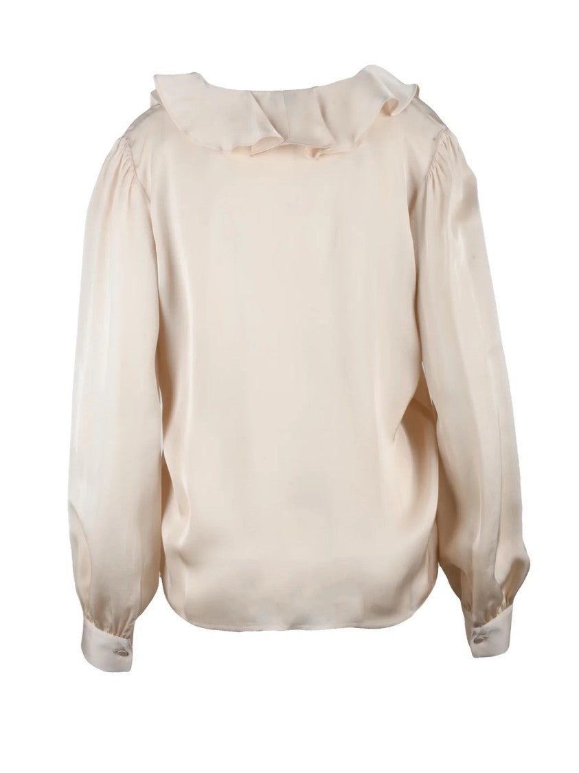 Twin-Set Beige Acetate Viscose Women's Blouse