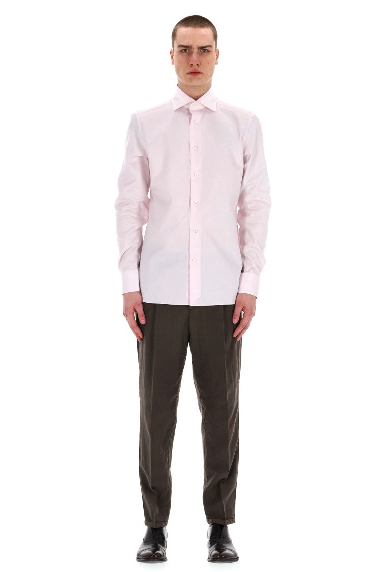 Zegna Trofeo Knitted Cotton Shirt