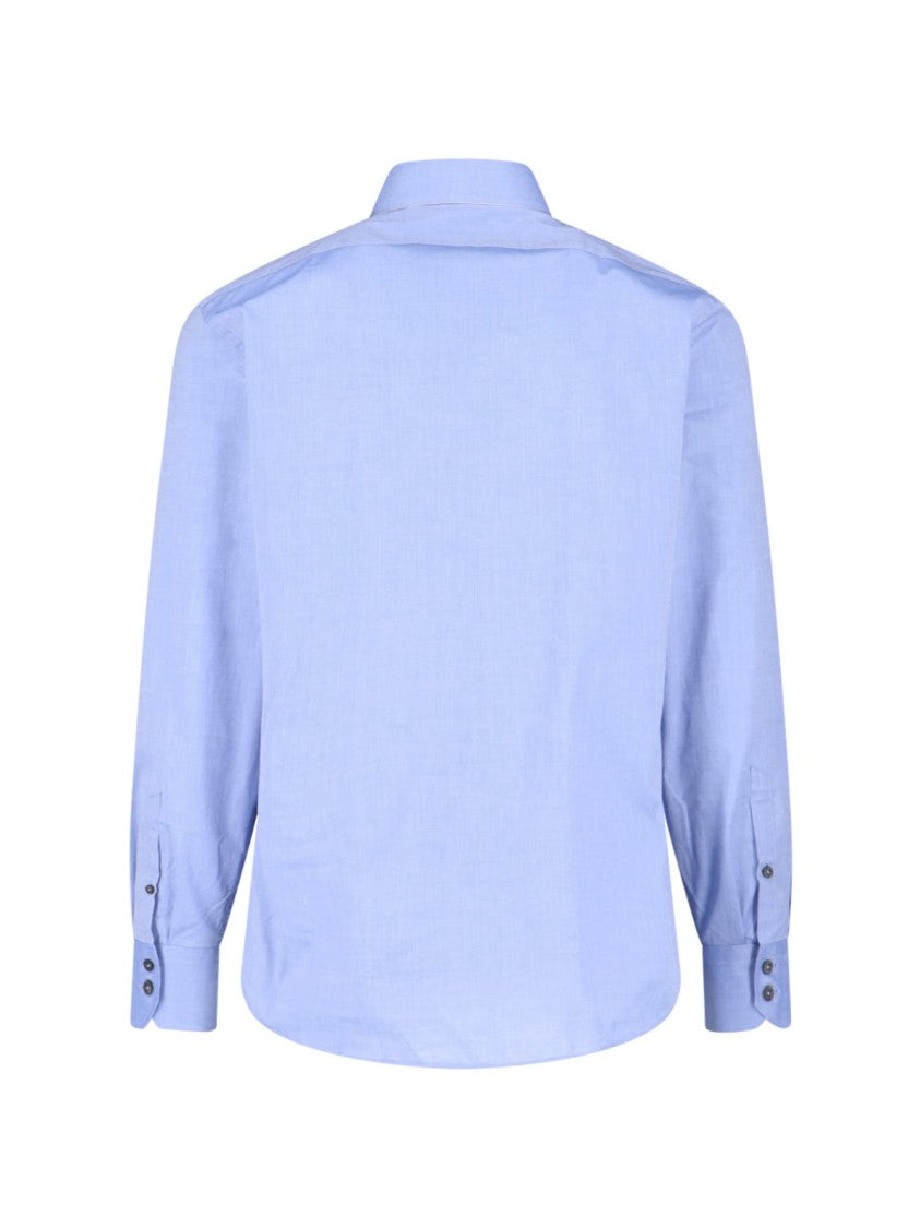 Vivienne Westwood Blue Ghost Cotton Long-Sleeve Shirt