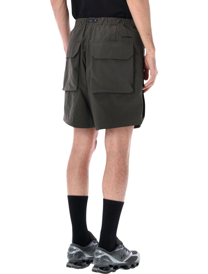 And Wander Technical Fabric Cargo Shorts
