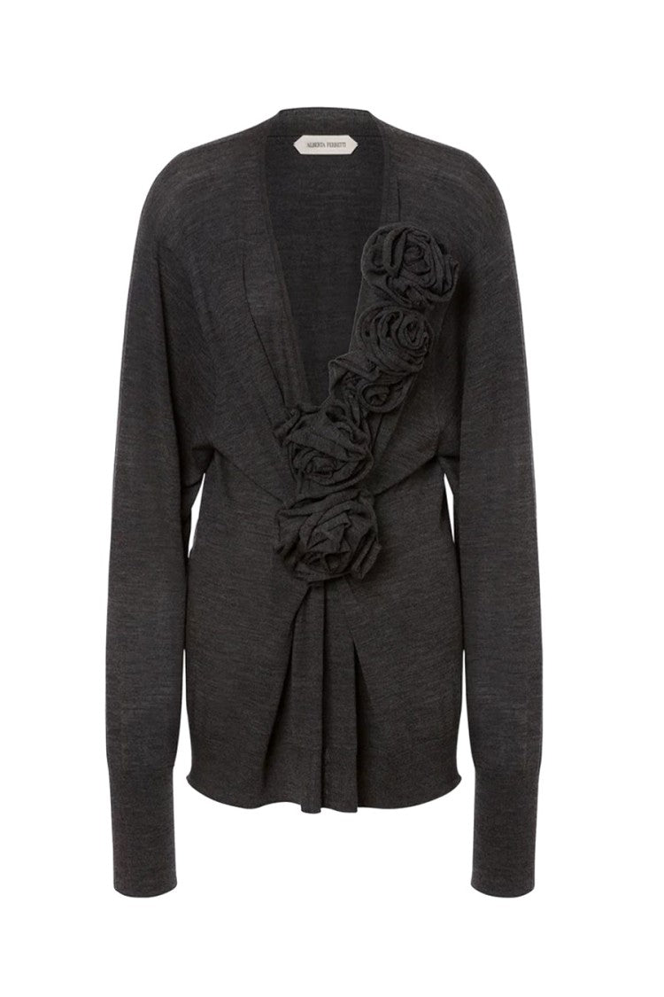 Alberta Ferretti Multicolor Wool-Blend Sweater