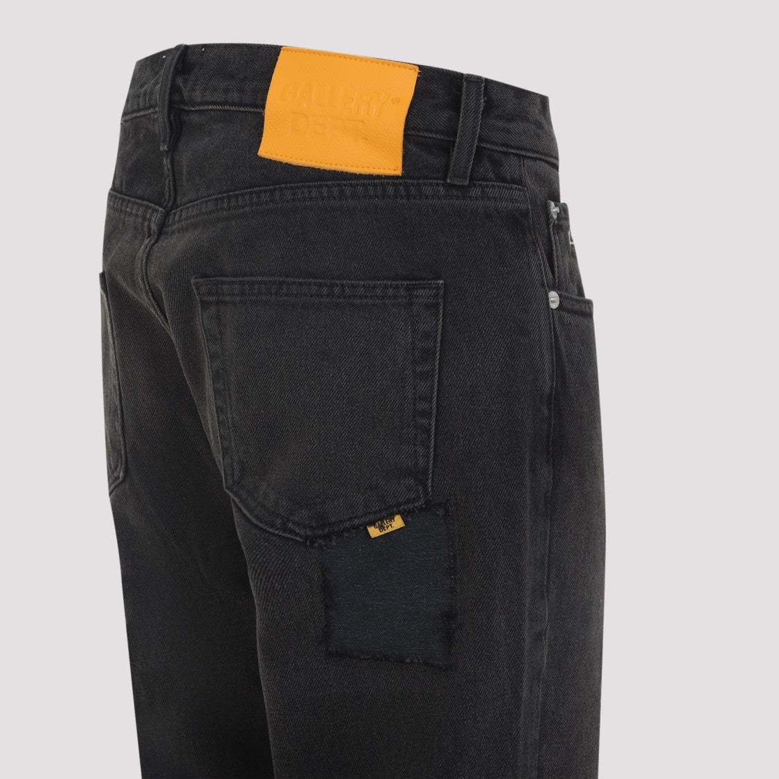 Gallery Dept. Distressed Black Jeans With Flared Leg