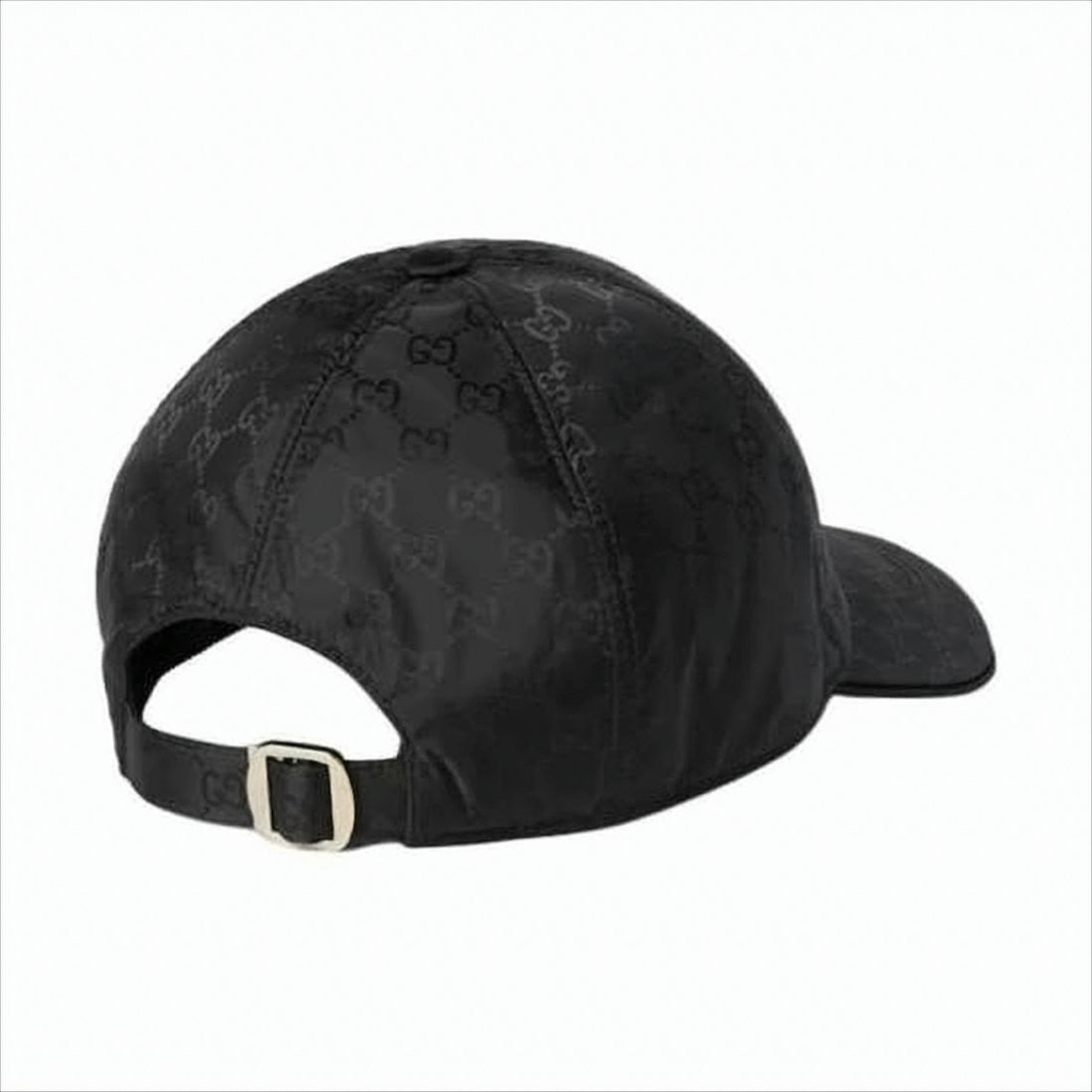 Gucci Monogram Black Polyamide Baseball Cap