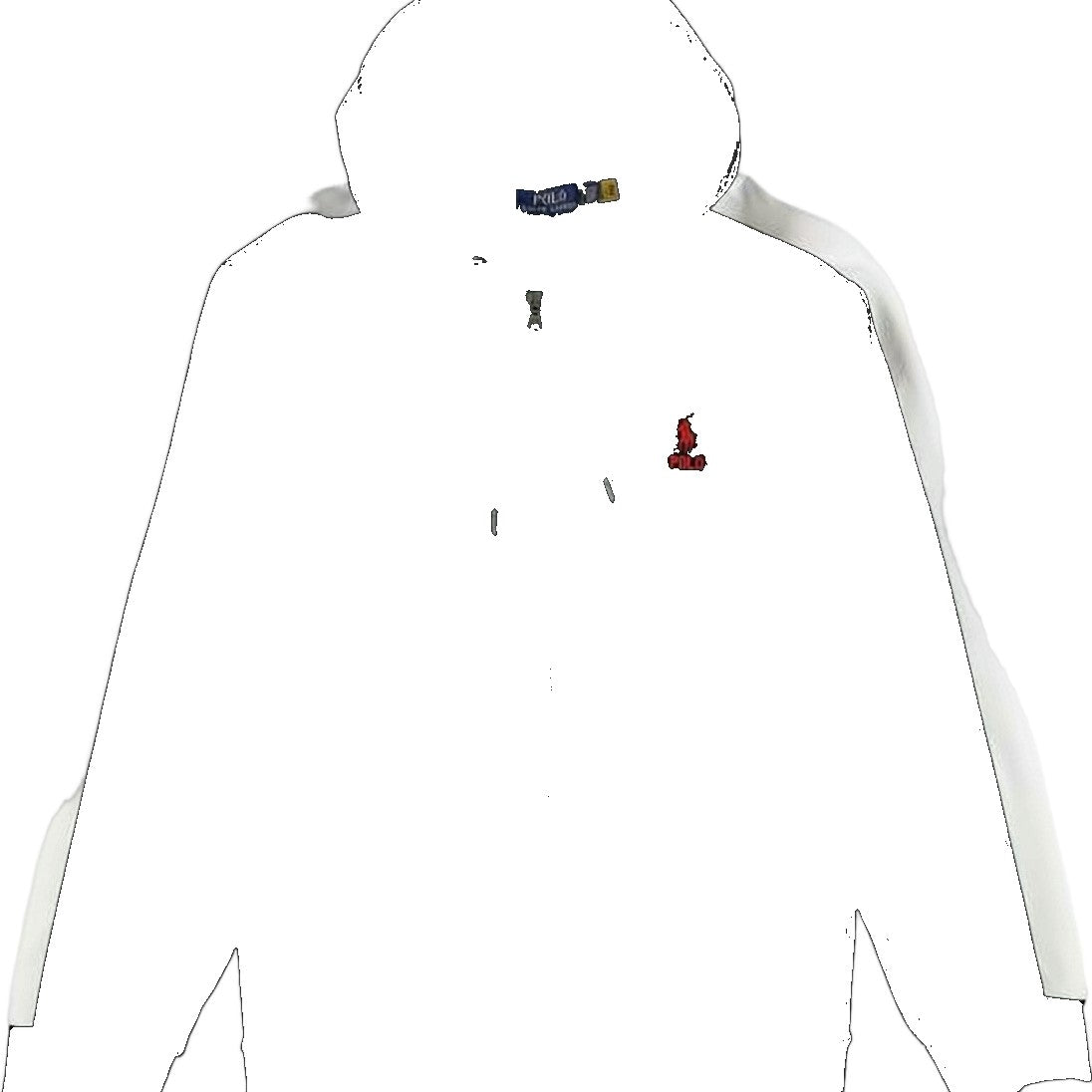 Polo Ralph Lauren Zip-Up Hoodie With Striped Sleeves
