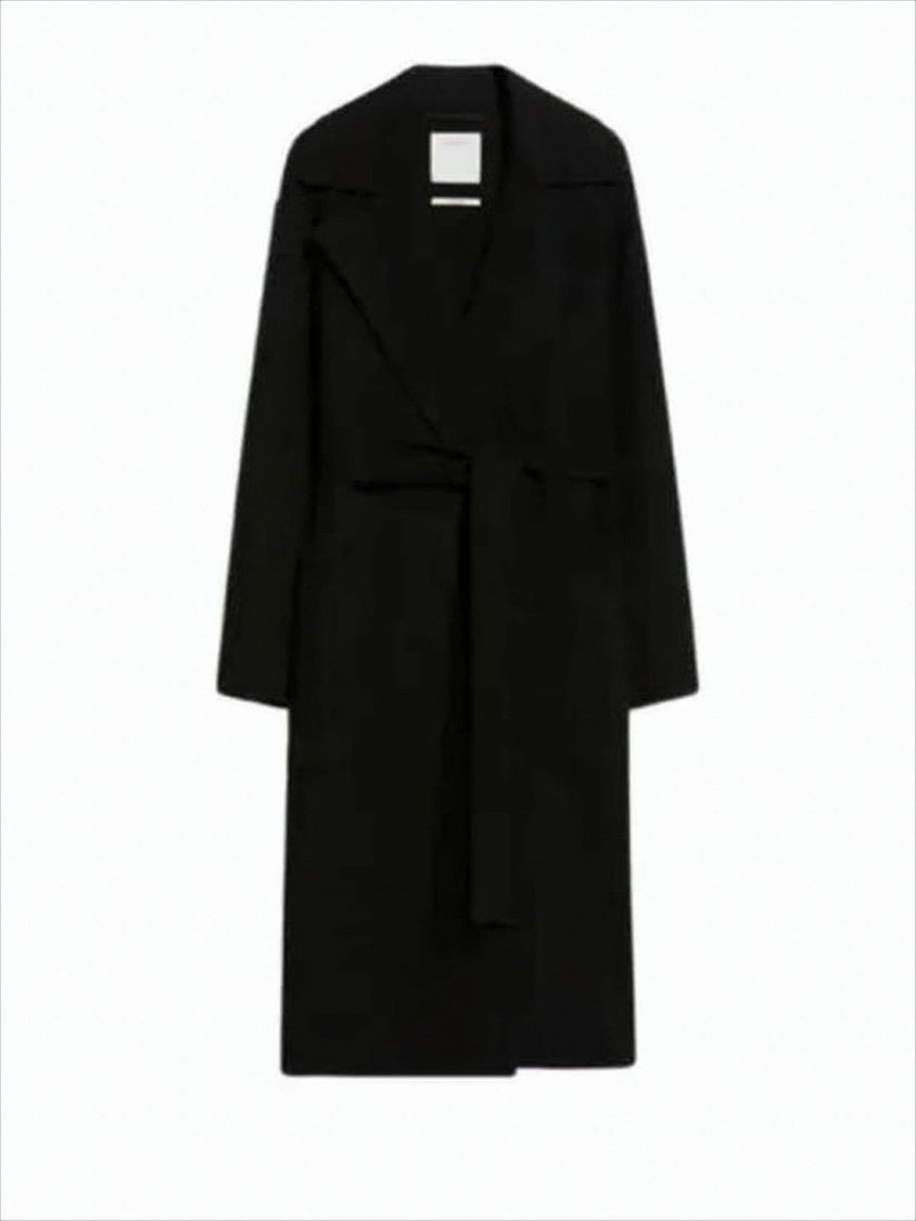 Max Mara Long Tailored Black Coat