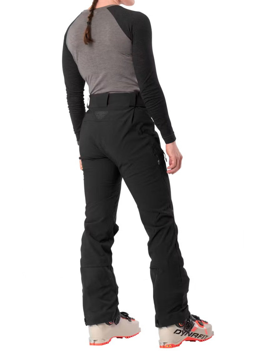 Dynafit Fitted Black Pants With Functional Zippered Pockets