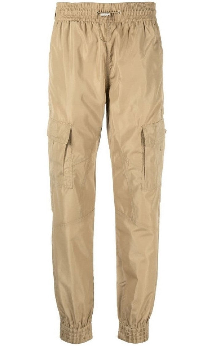 Diesel Cargo Trousers With Elastic Waistband And Functional Pockets