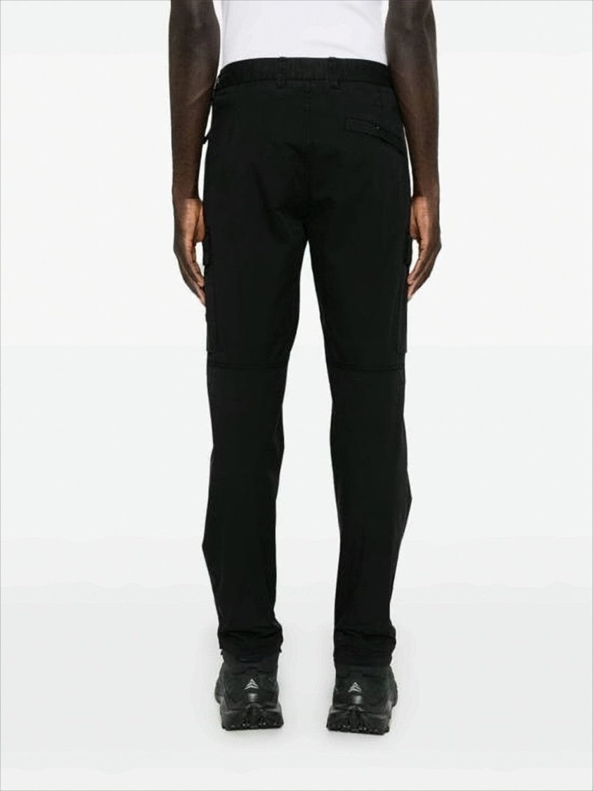 Stone Island Straight-Fit Cargo Pants With Signature Logo Detail