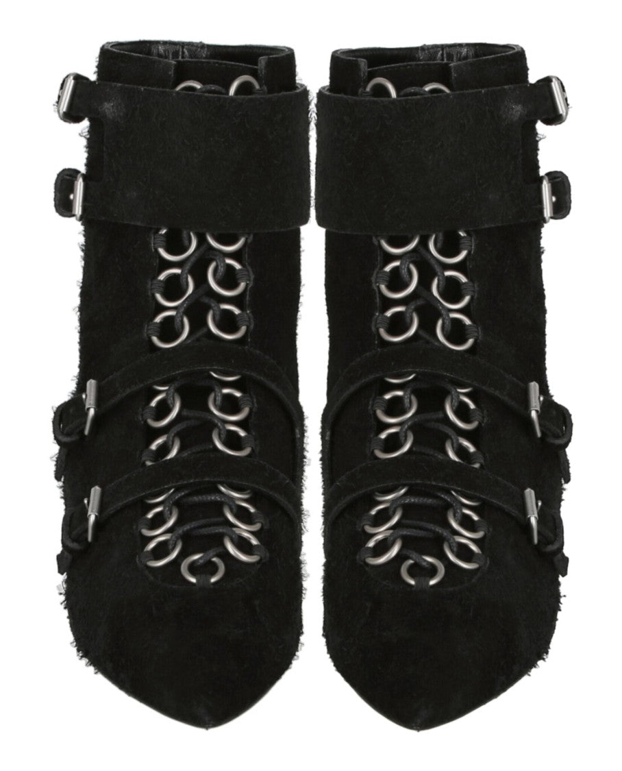 Saint Laurent Blaze Suede Ankle Boots