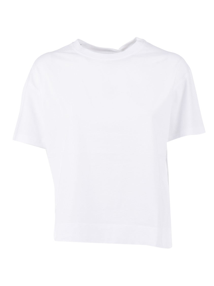 Fay Minimalistic Cotton Embroidered T-Shirt