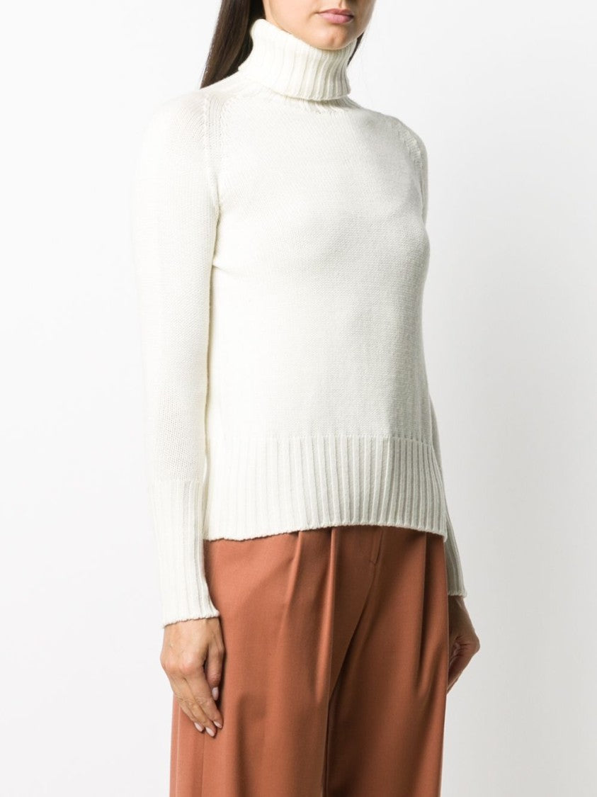 Drumohr Ribbed Turtleneck Wool Sweater