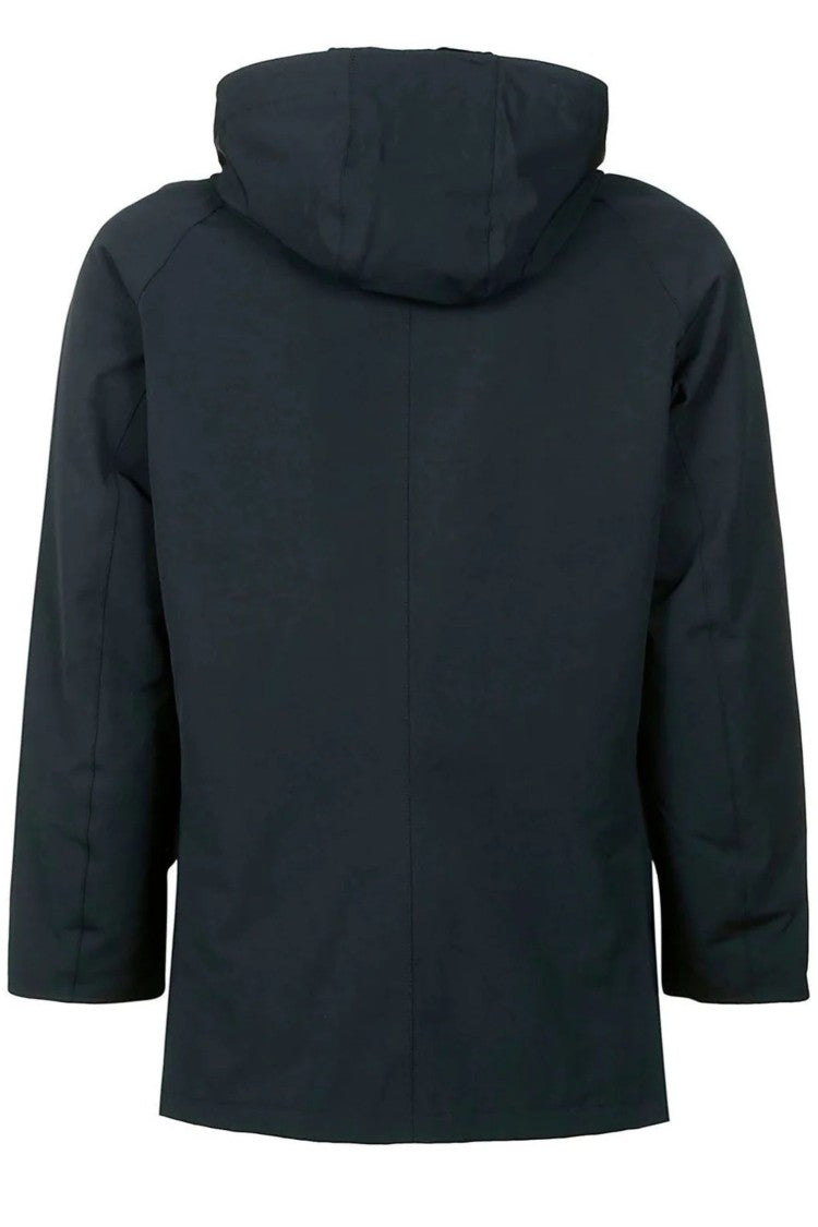 Barbour Winter Ashby Jacket With Classic Corduroy Collar And Hood