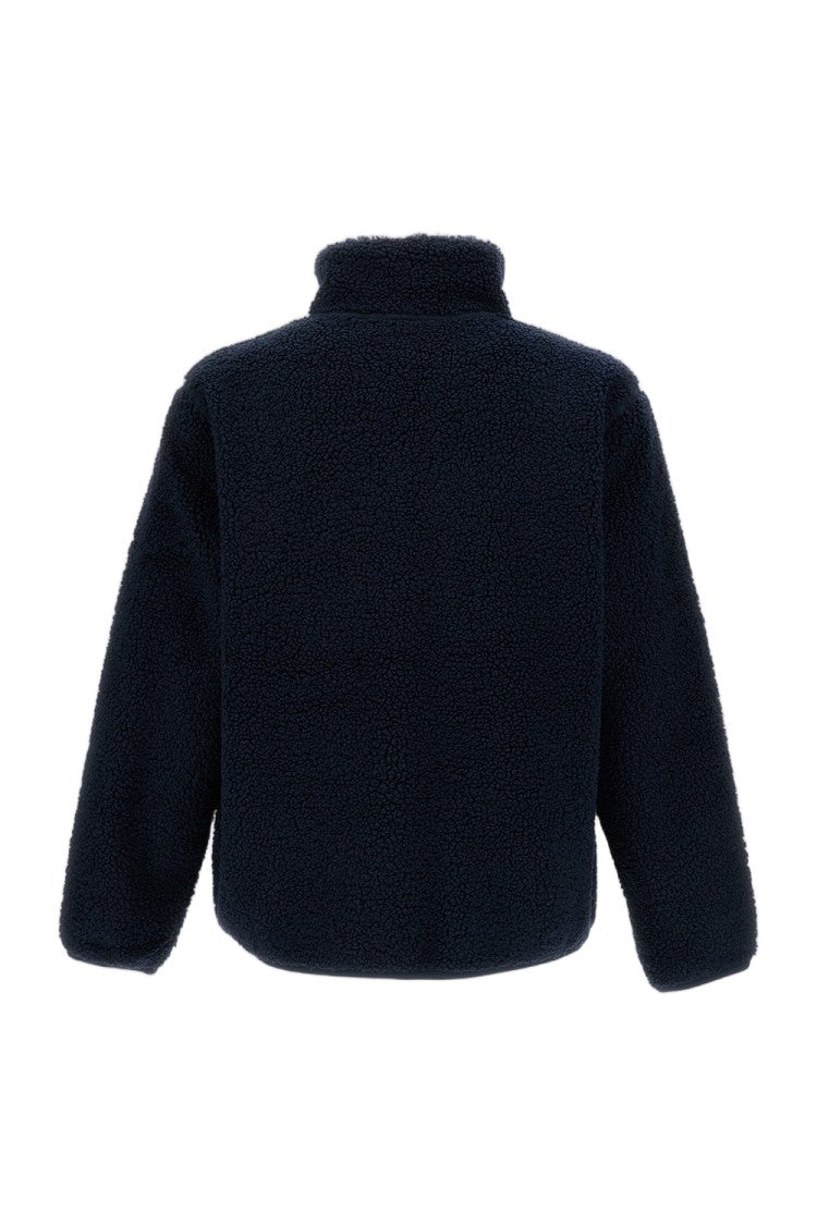 K-Way Blue Pascal Sherpa Polar Reversible Fleece Jacket
