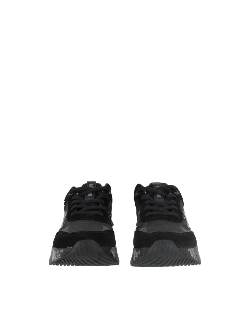 Premiata Black Moerun Low-Top Sneakers