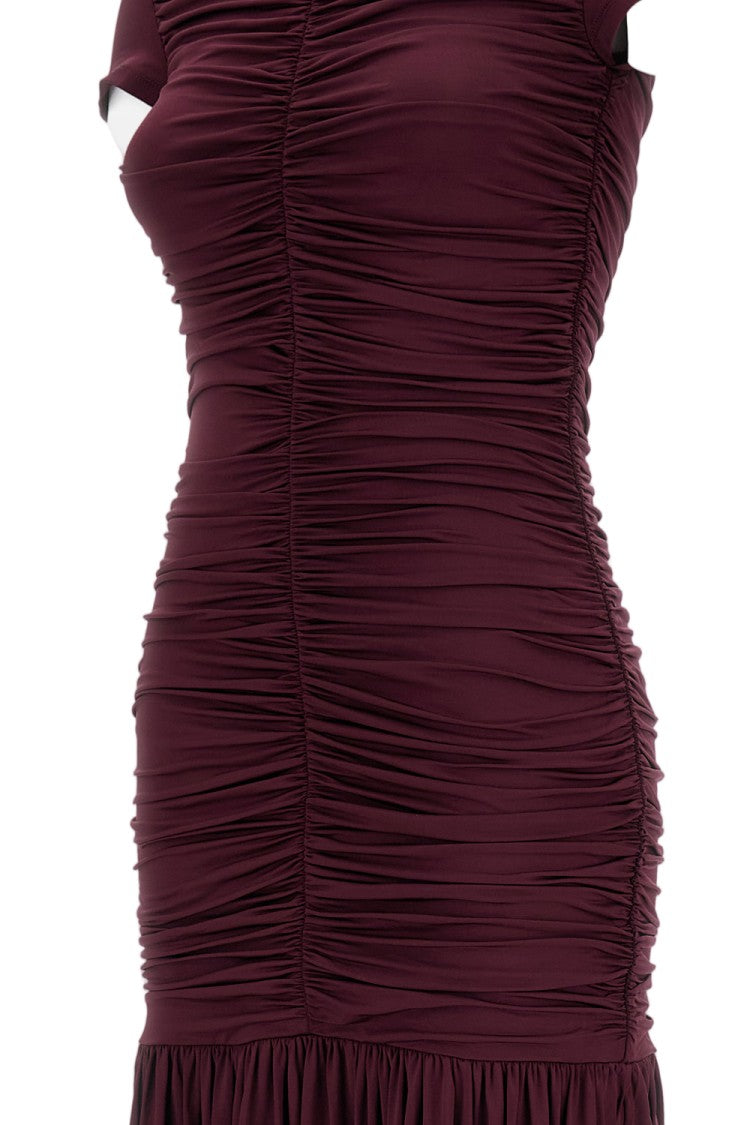 Rotate Gathered Maxi Dress