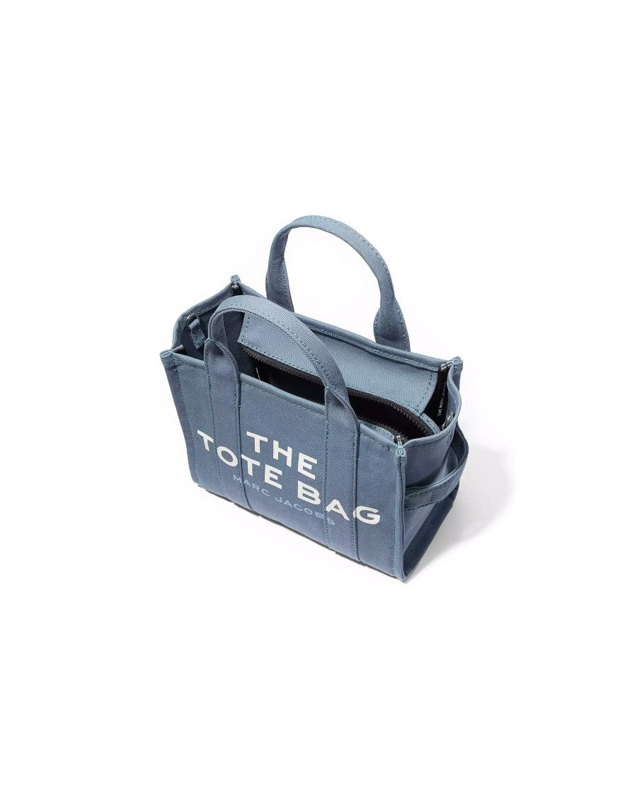 Marc Jacobs Textured Cotton Canvas Small Tote Bag With Adjustable Strap