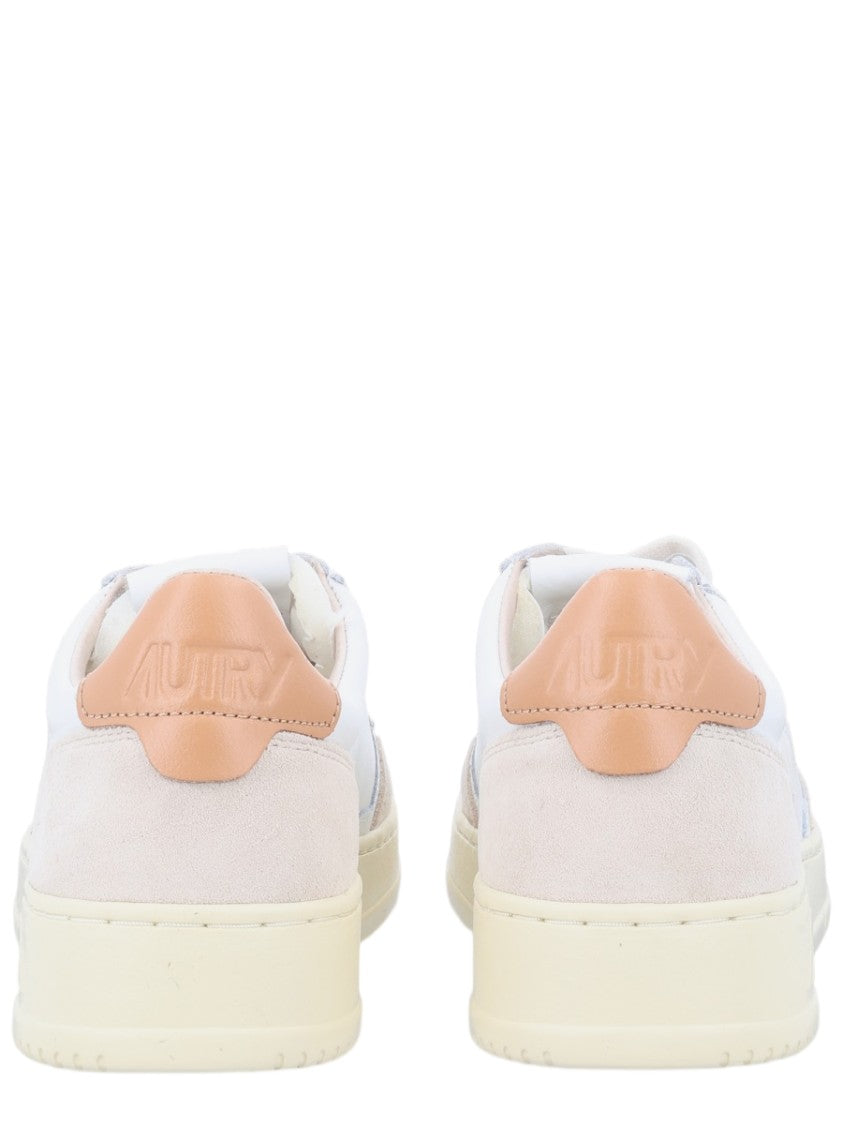 Autry Low-Top Sneakers With Perforated Detailing And Suede Overlays