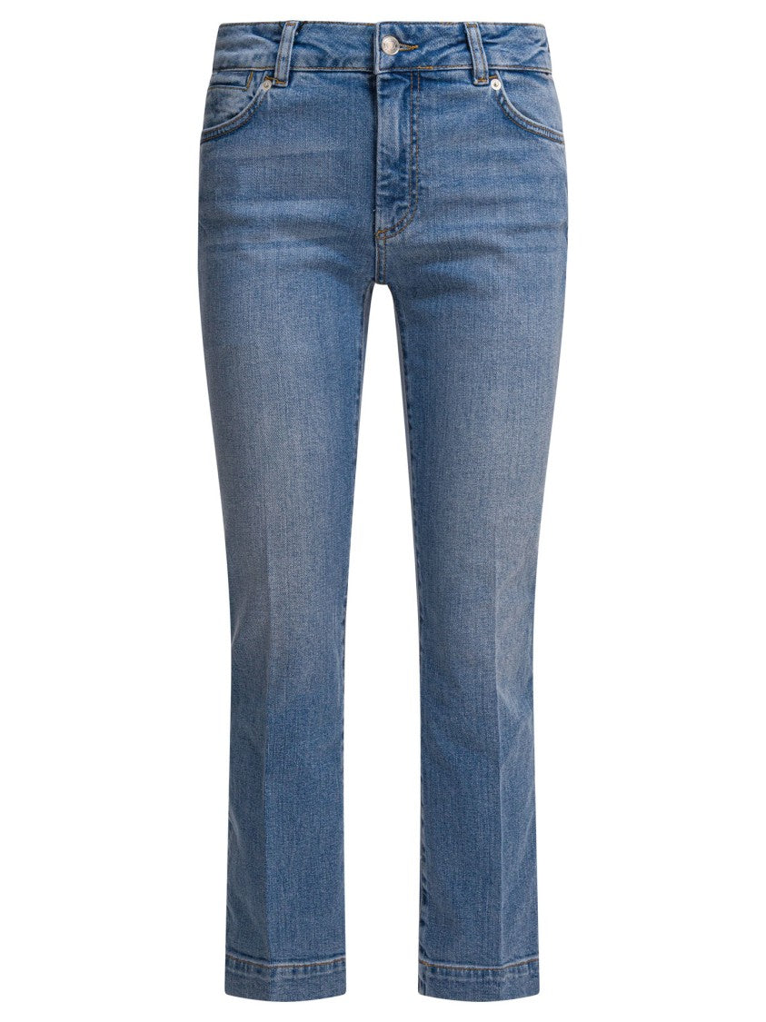Max Mara Mid-Rise Blue Denim Jeans