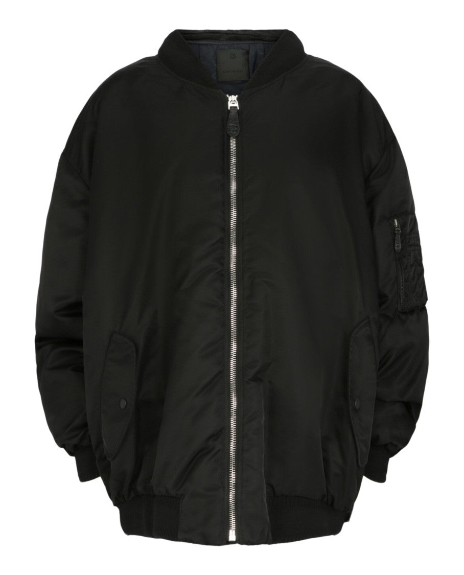 Givenchy Oversized Hooded Bomber Jacket