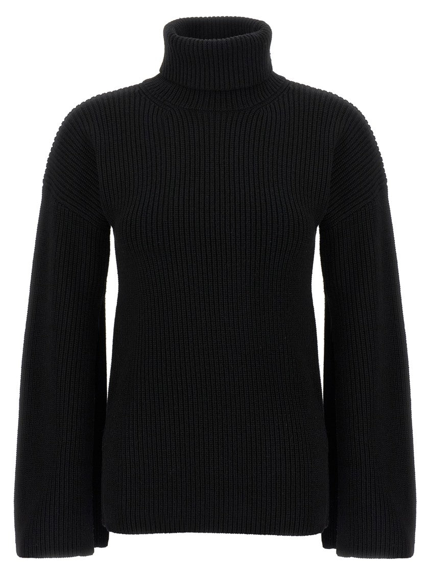 Totême Ribbed Wool Turtleneck Sweater