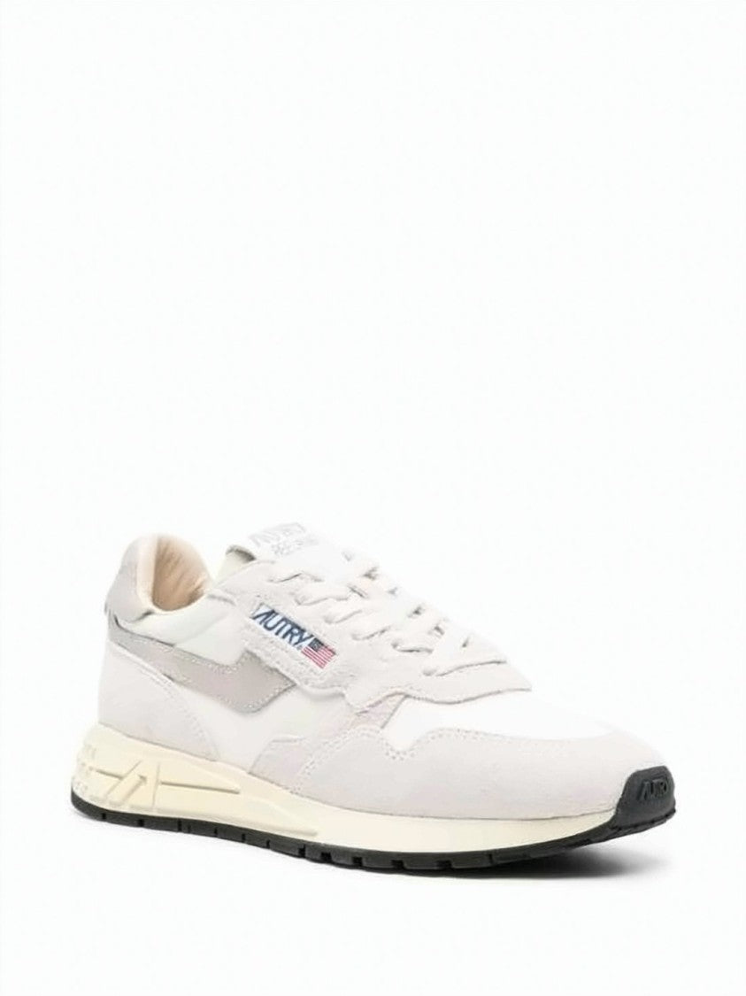 Autry Retro-Inspired Suede And Nylon Sneakers With Signature Branding