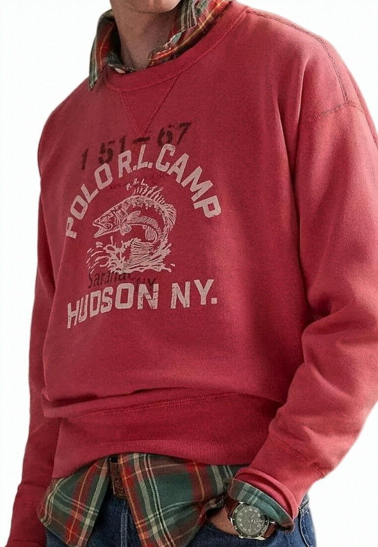 Polo Ralph Lauren Vintage-Inspired Long-Sleeve Sweatshirt