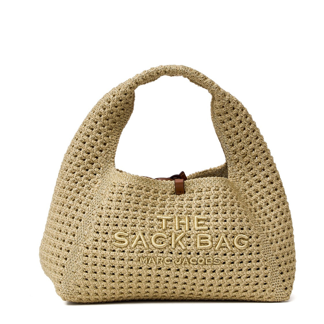 Marc Jacobs Lurex Crochet Mini Shoulder Bag With Removable Pouch