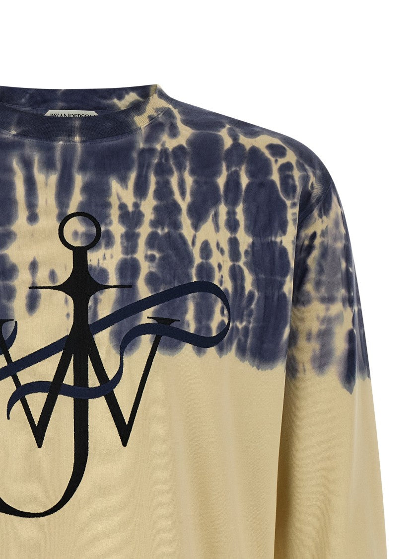 J. W. Anderson 'Ribbon Anchor' Tie-Dye T-Shirt
