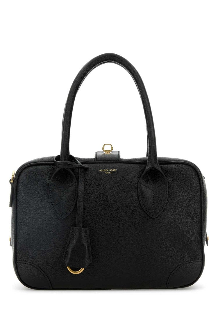 Golden Goose Black Leather Vita Handbag