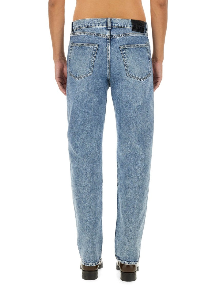 Our Legacy Straight-Leg Denim Jeans With Vintage Wash